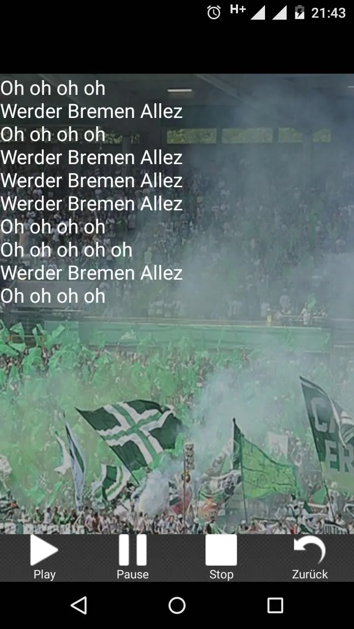 Fangesänge - Werder Bremen | Indus Appstore | Screenshot