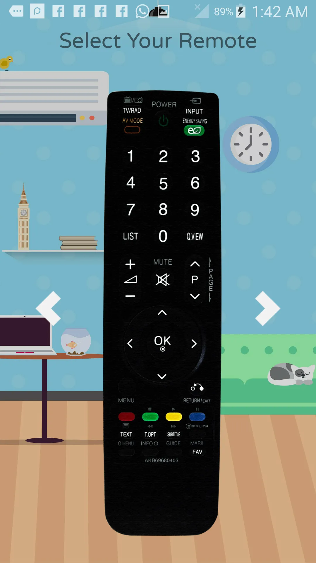 Remote Control For LG AN-MR TV | Indus Appstore | Screenshot