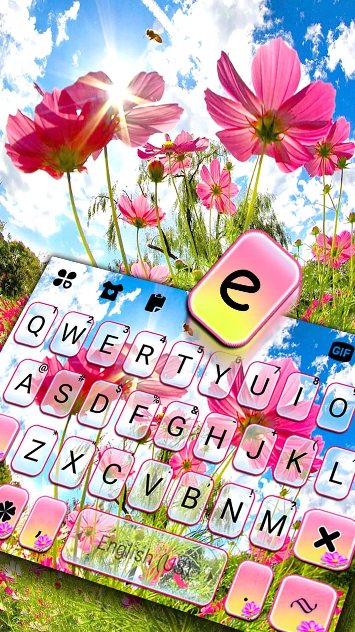 Sunny Flowers Keyboard Backgro | Indus Appstore | Screenshot