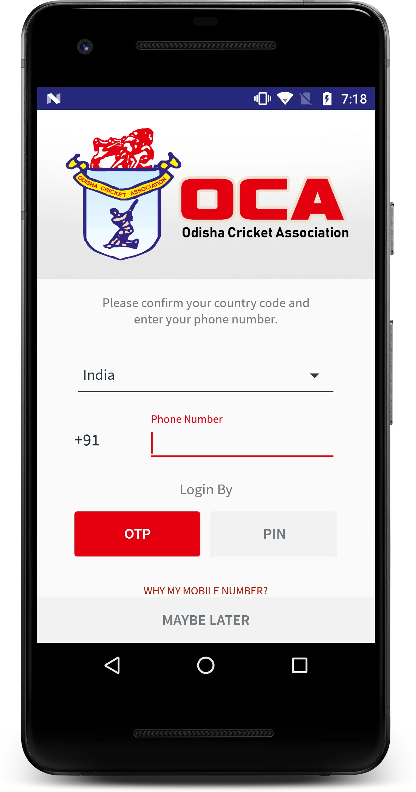 Odisha Cricket Association | Indus Appstore | Screenshot