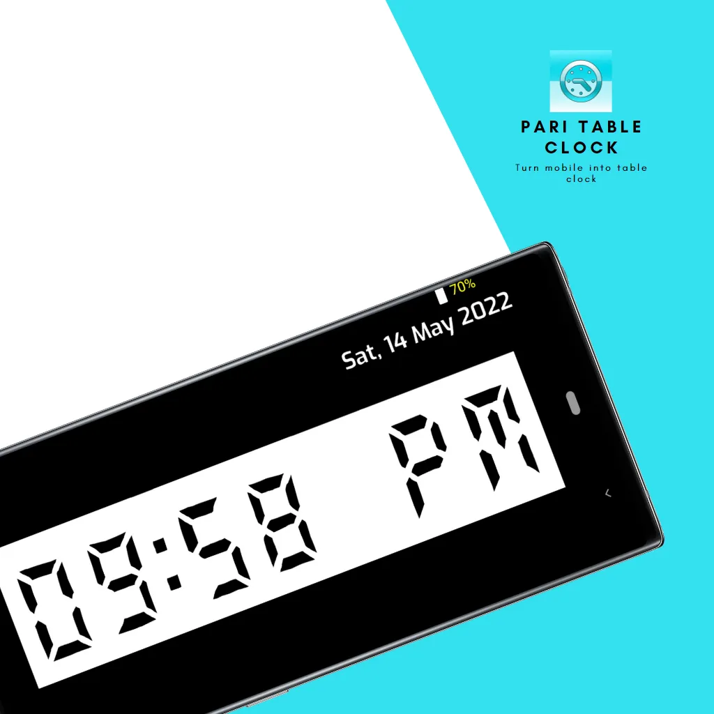 Pari Table Clock - Table Clock | Indus Appstore | Screenshot