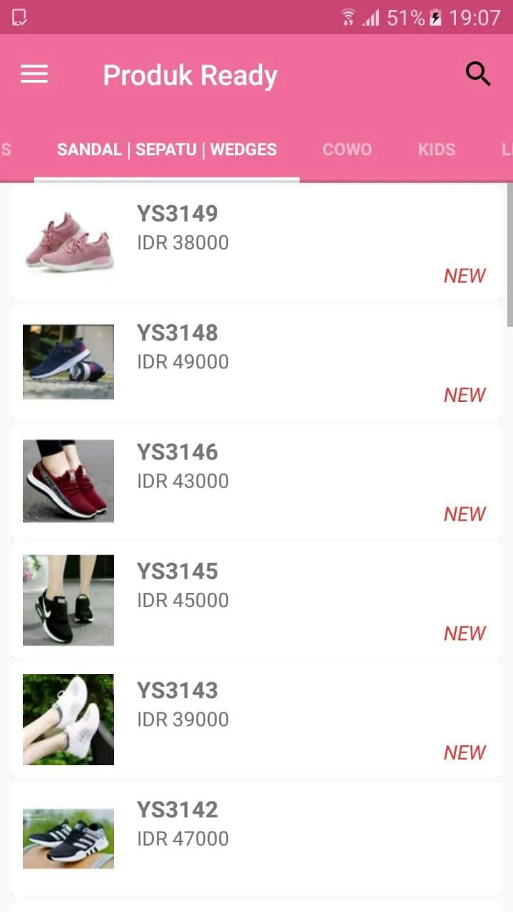 YoeShop Grosir Sepatu Baju Tas | Indus Appstore | Screenshot