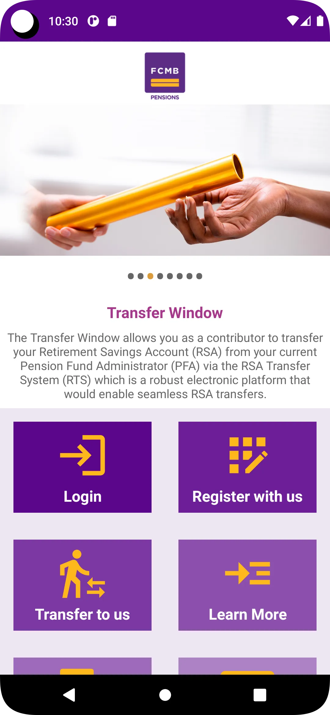 FCMB Pensions | Indus Appstore | Screenshot