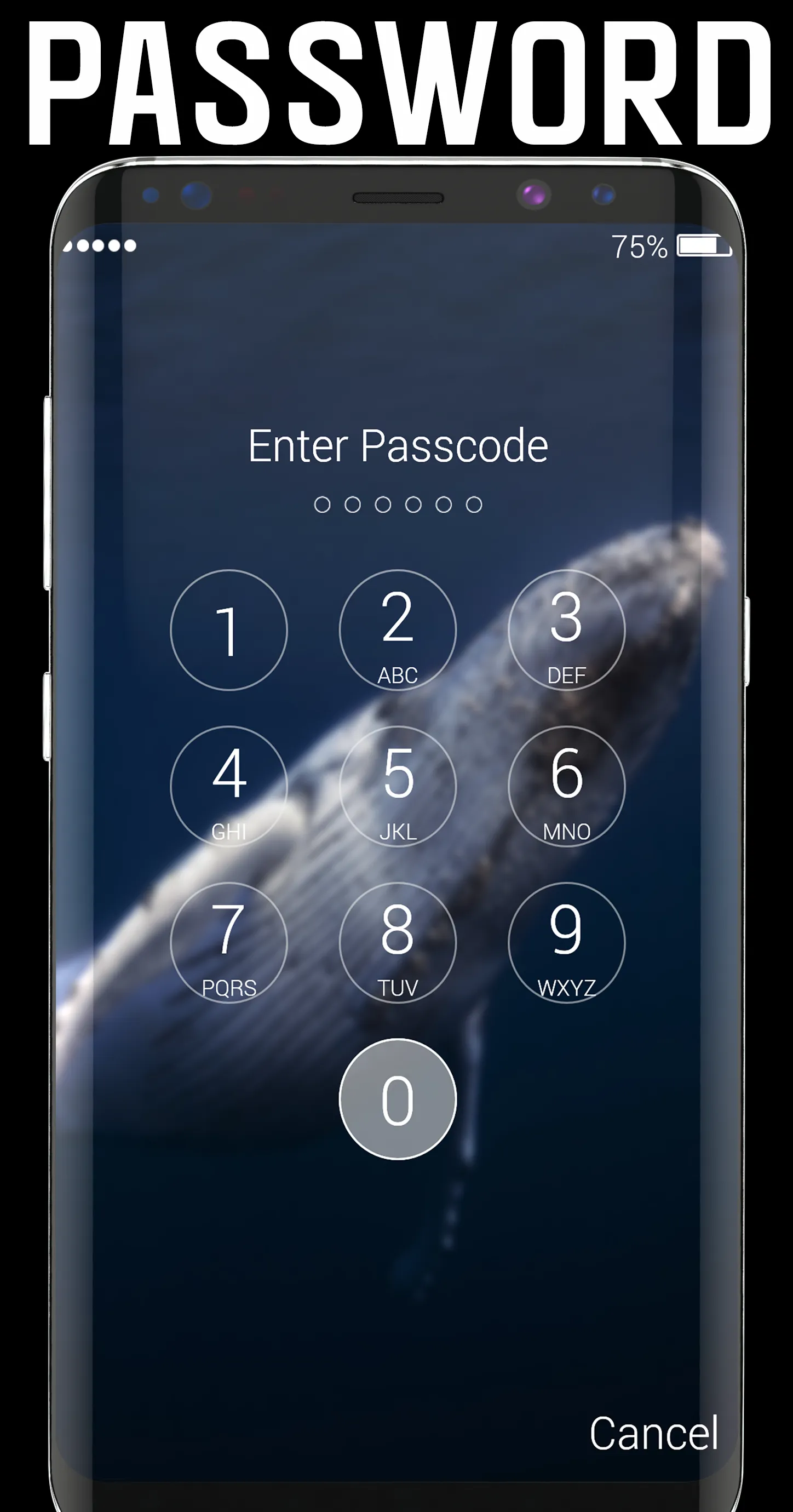 Blue Whale Lock Screen | Indus Appstore | Screenshot