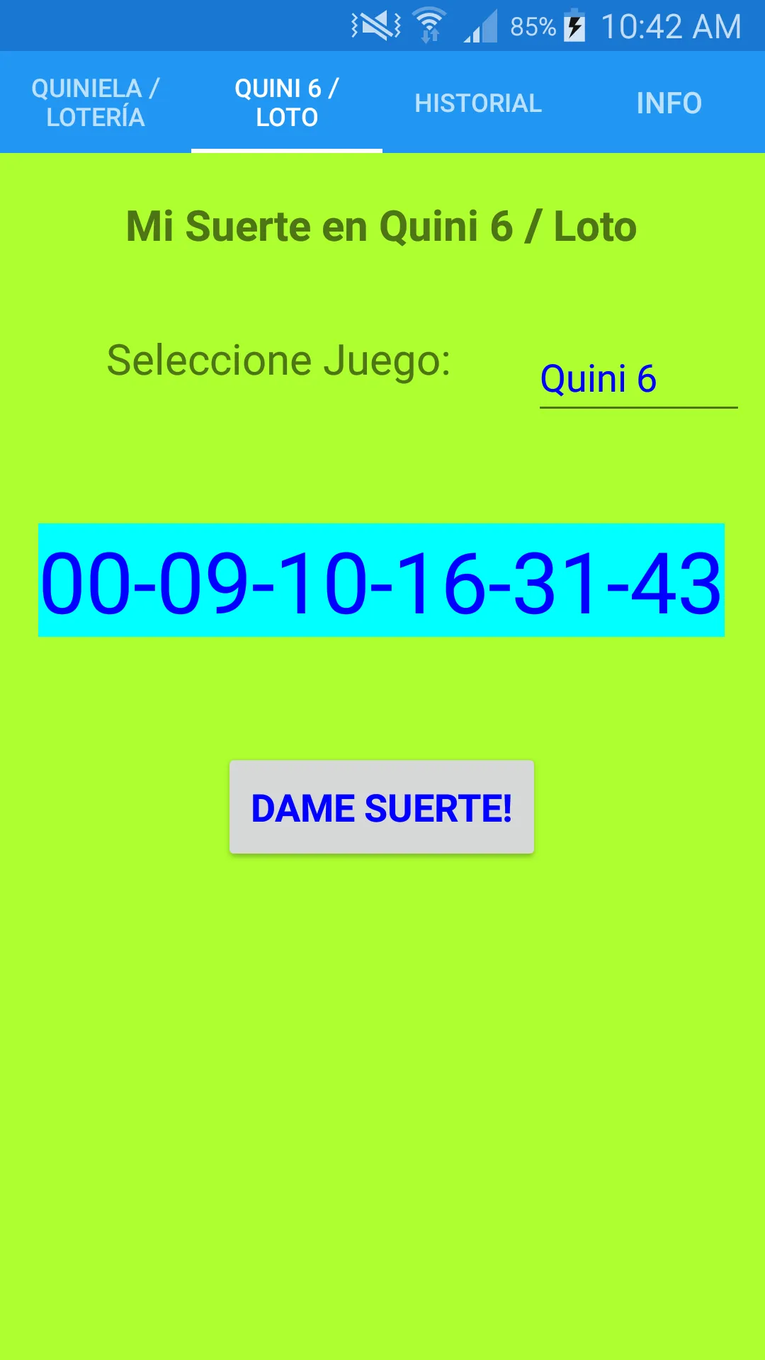 Números de la Suerte | Indus Appstore | Screenshot