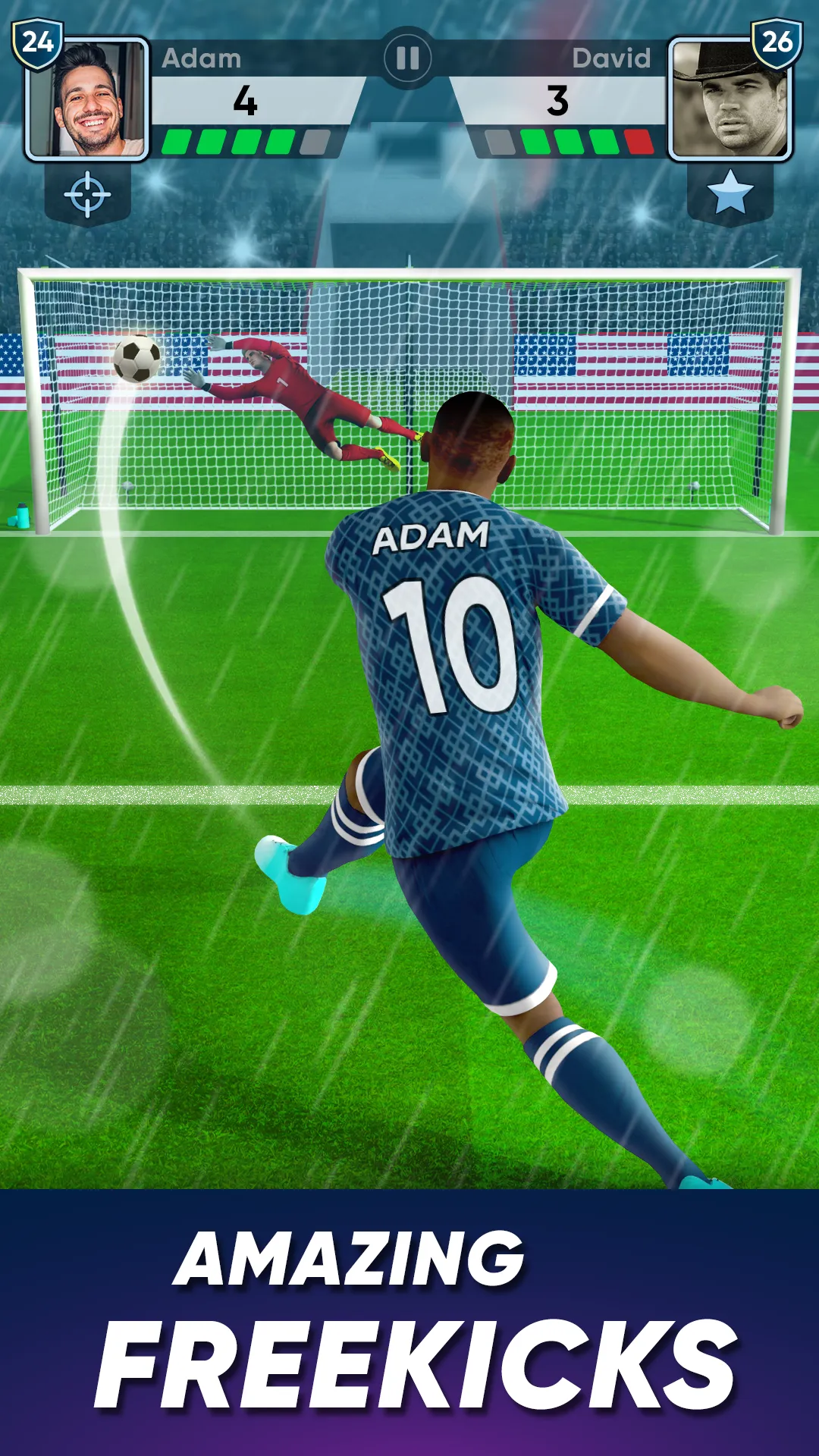 SOCCER Kicks - Stars Strike | Indus Appstore | Screenshot