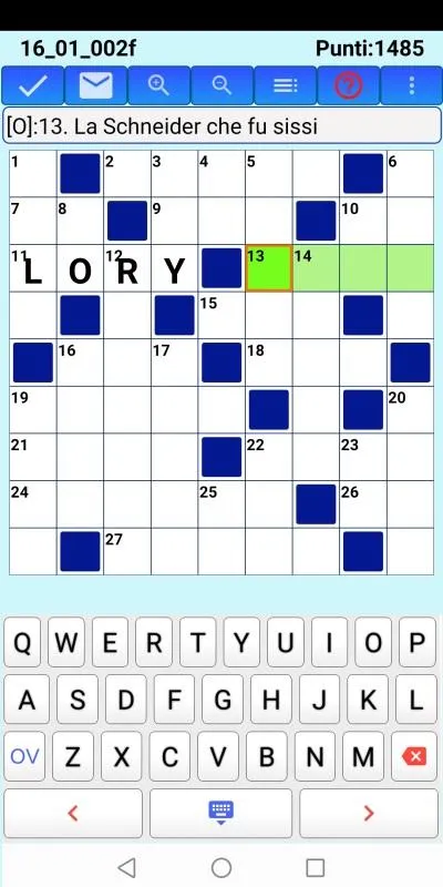 Italian Crossword Puzzles | Indus Appstore | Screenshot