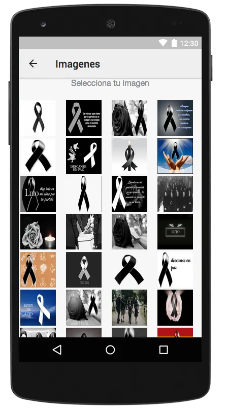 Imagenes de Luto | Indus Appstore | Screenshot