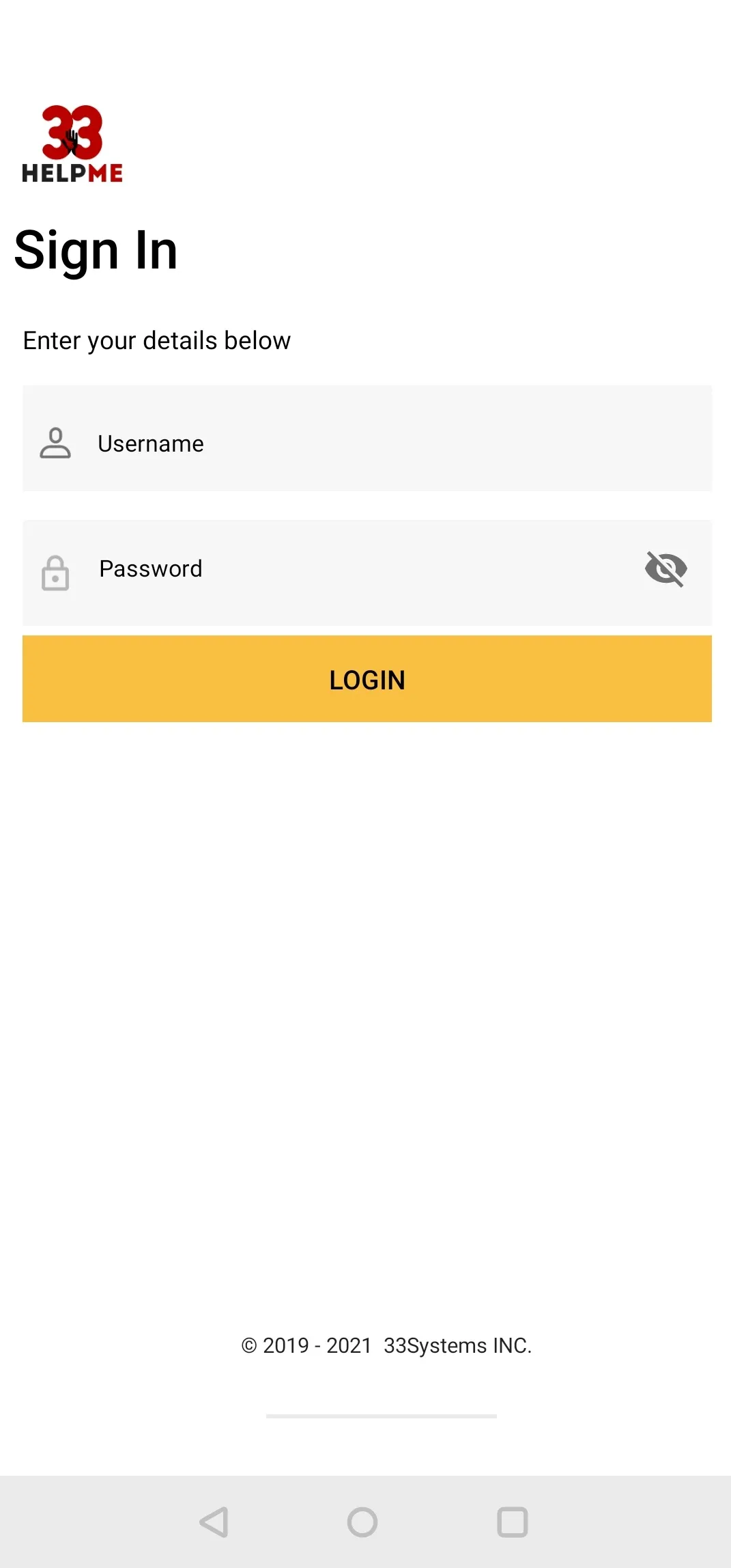 33HelpME | Indus Appstore | Screenshot