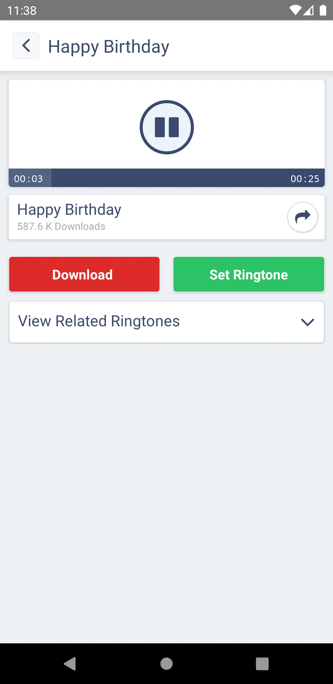 Mobile Ringtones | Indus Appstore | Screenshot