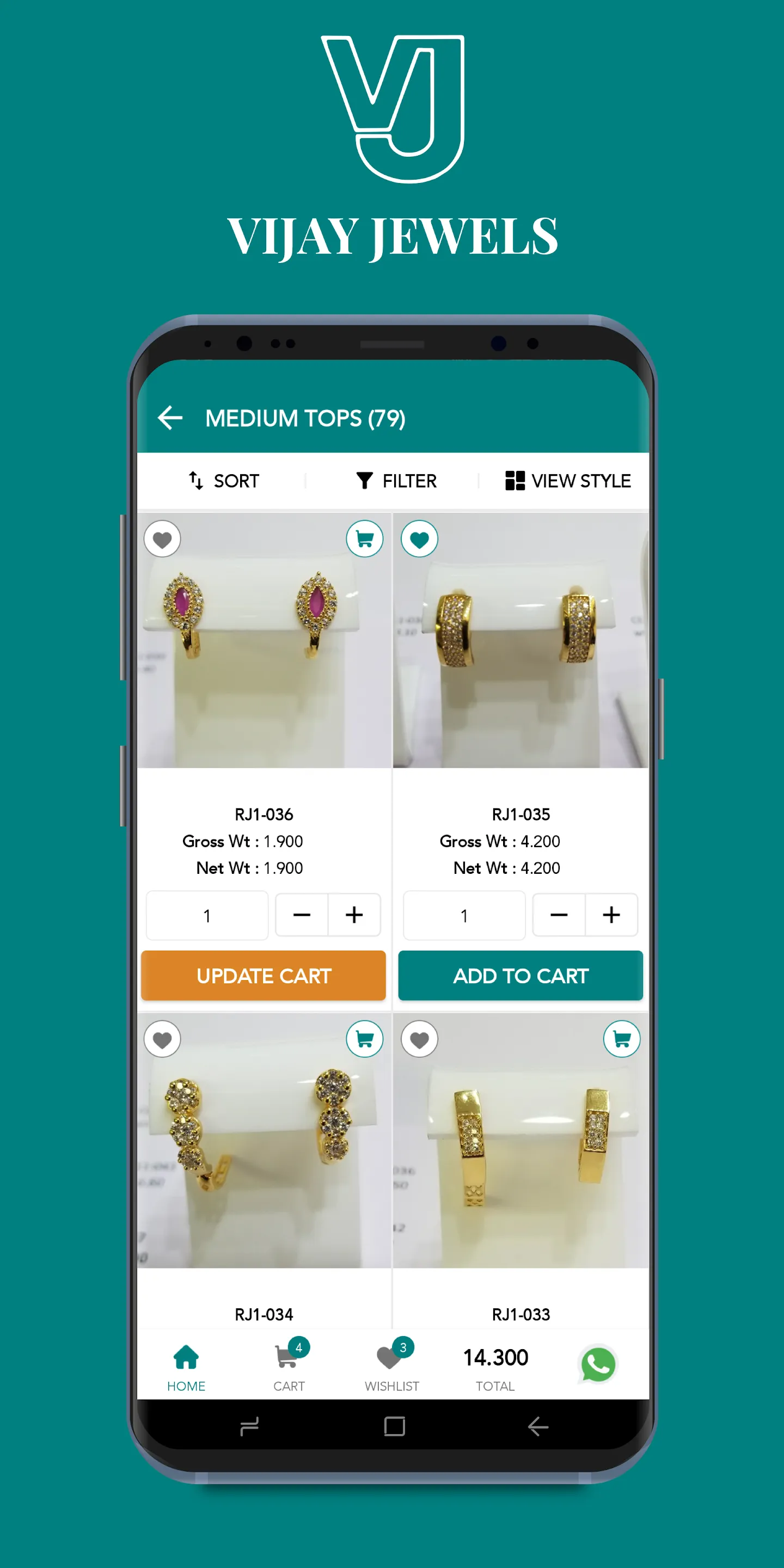 Vijay Jewels | Indus Appstore | Screenshot