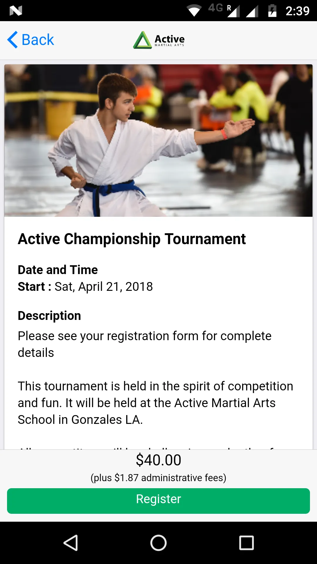 Active Martial Arts | Indus Appstore | Screenshot