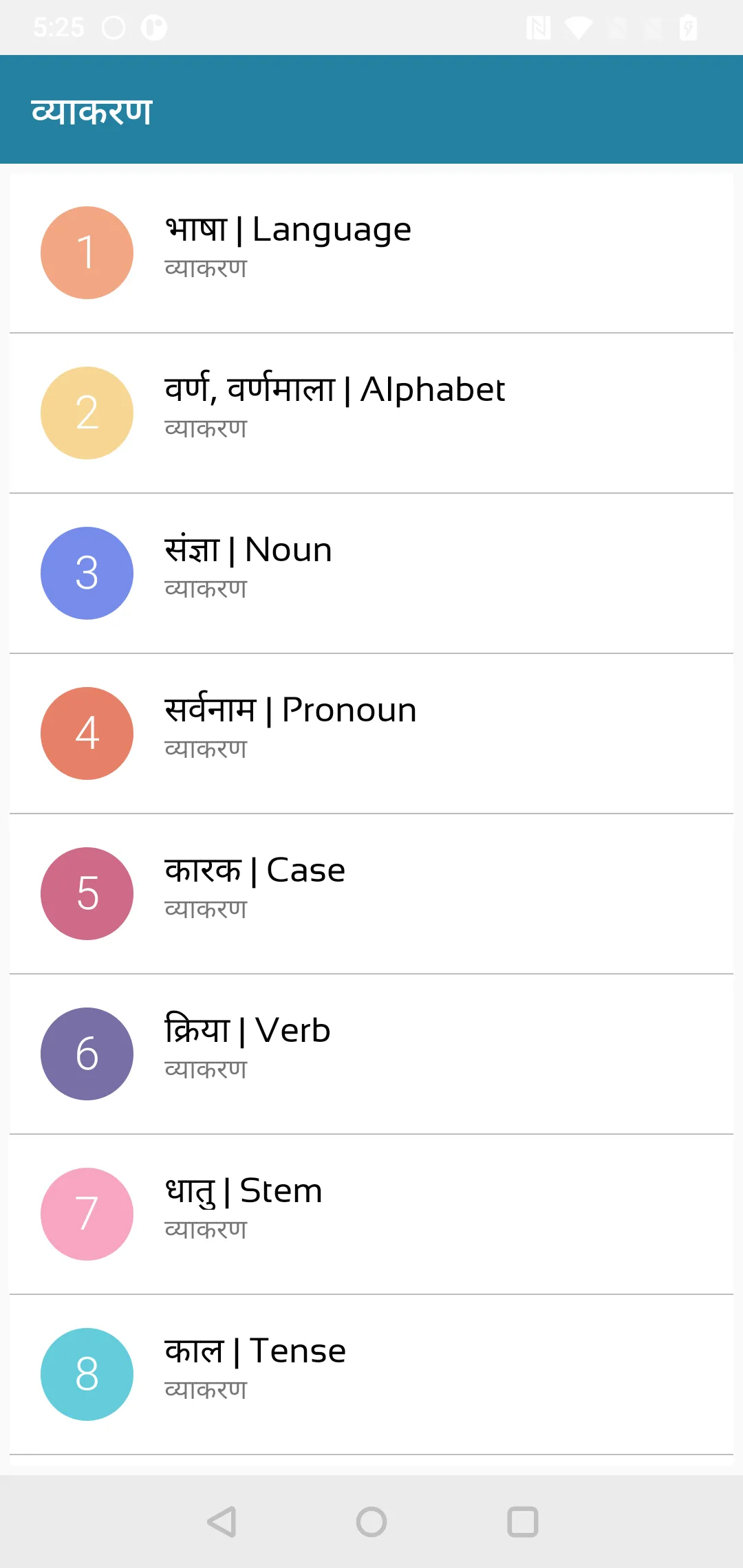 General Hindi | Hindi Grammar | Indus Appstore | Screenshot