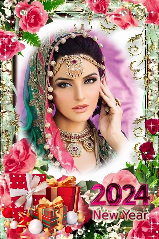 New year 2024 photo frame | Indus Appstore | Screenshot