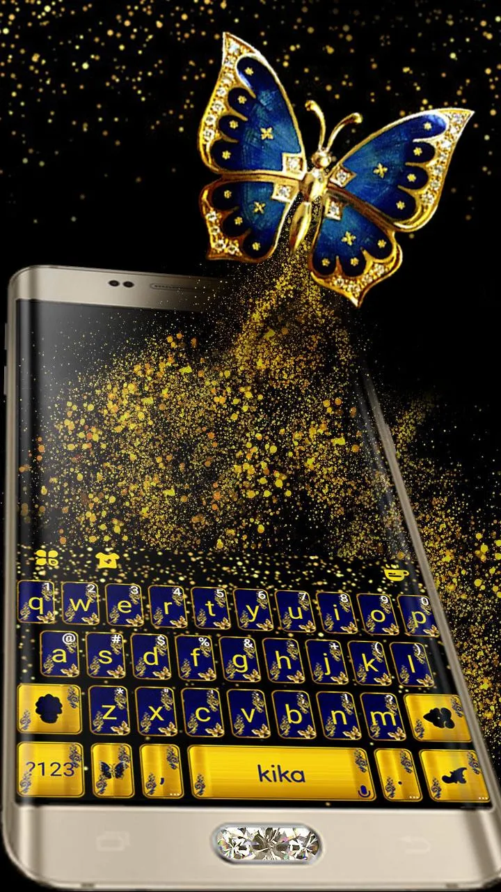 Glitter Butterfly Theme | Indus Appstore | Screenshot