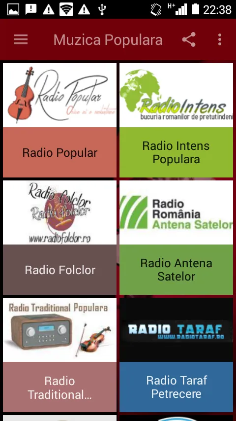 Muzica Populara Radio Live | Indus Appstore | Screenshot