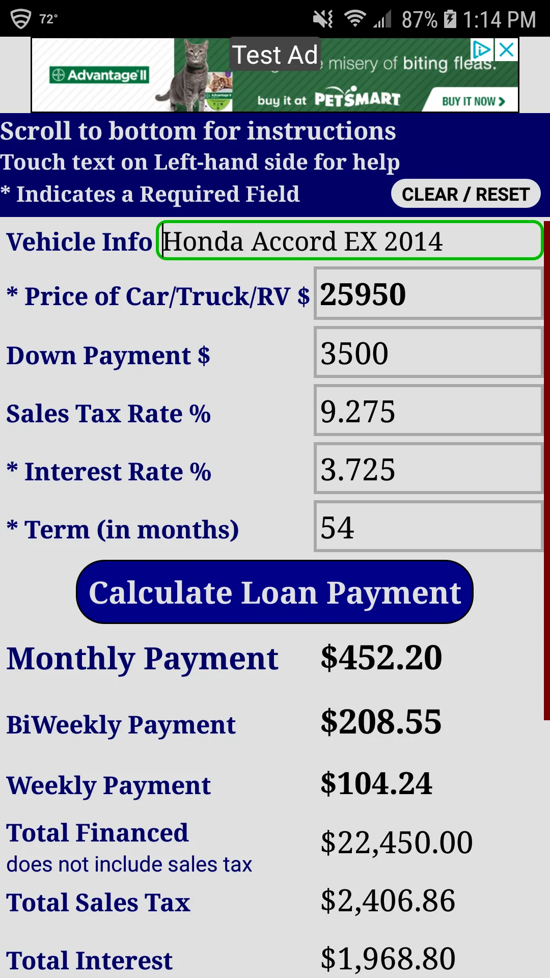 Car Truck Payment Calculator | Indus Appstore | Screenshot