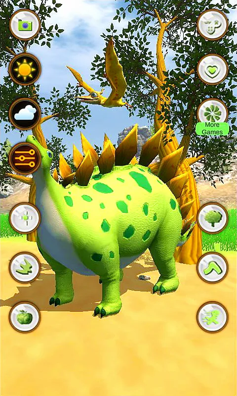 Talking Stegosaurus | Indus Appstore | Screenshot