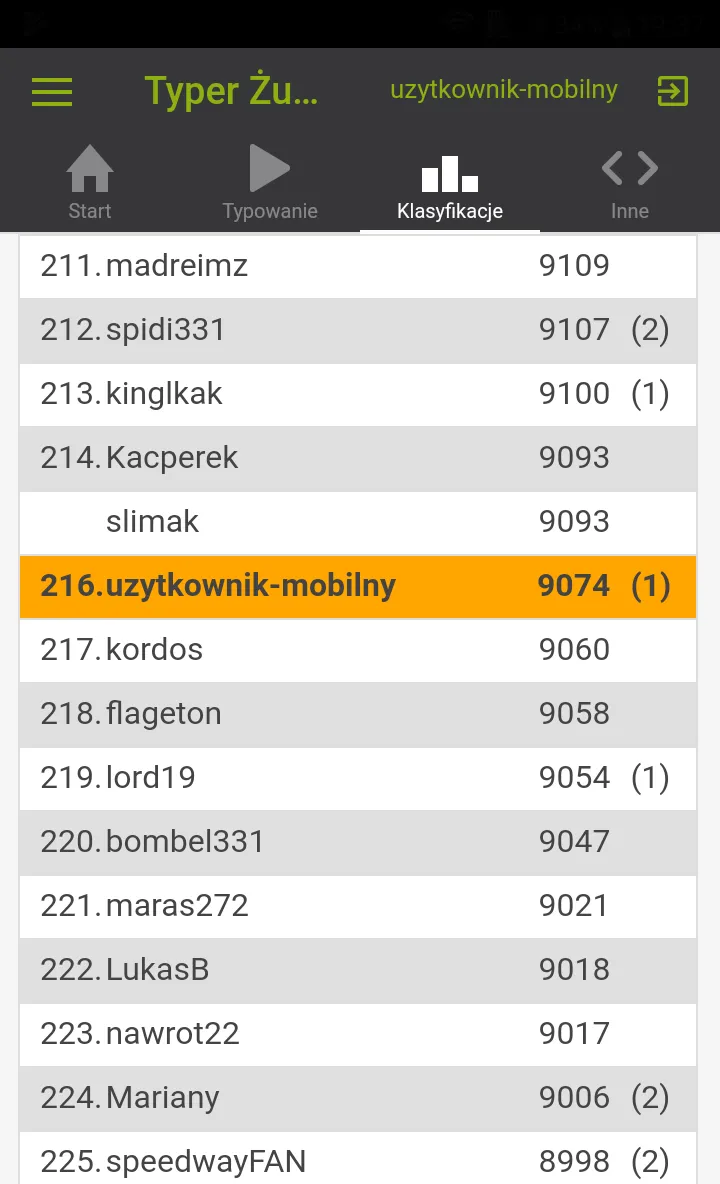 Typer Żużlowy PoKredzie.pl | Indus Appstore | Screenshot