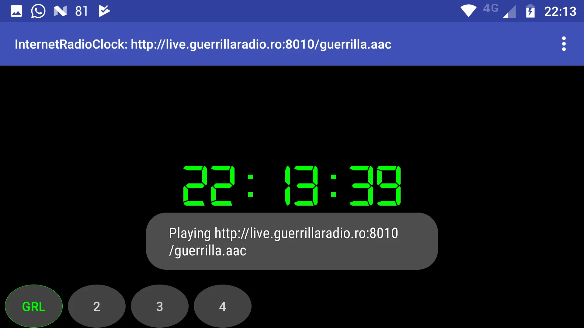 Internet Radio Clock | Indus Appstore | Screenshot