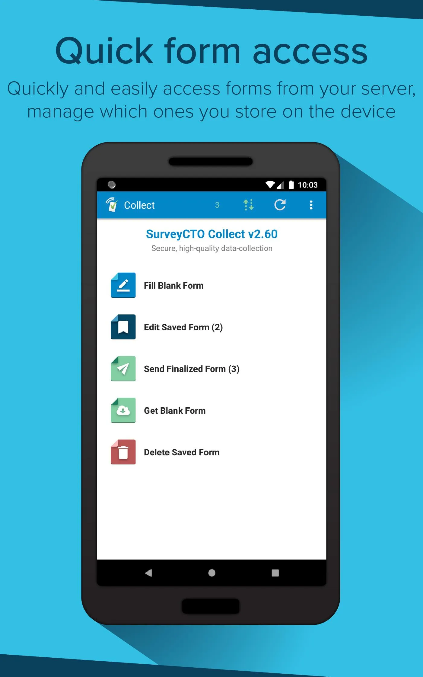 SurveyCTO Collect | Indus Appstore | Screenshot