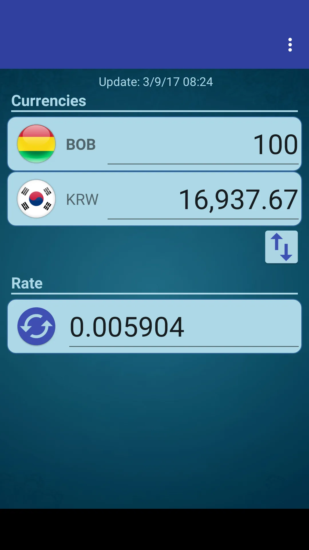 KRW Won x Bolivian Boliviano | Indus Appstore | Screenshot