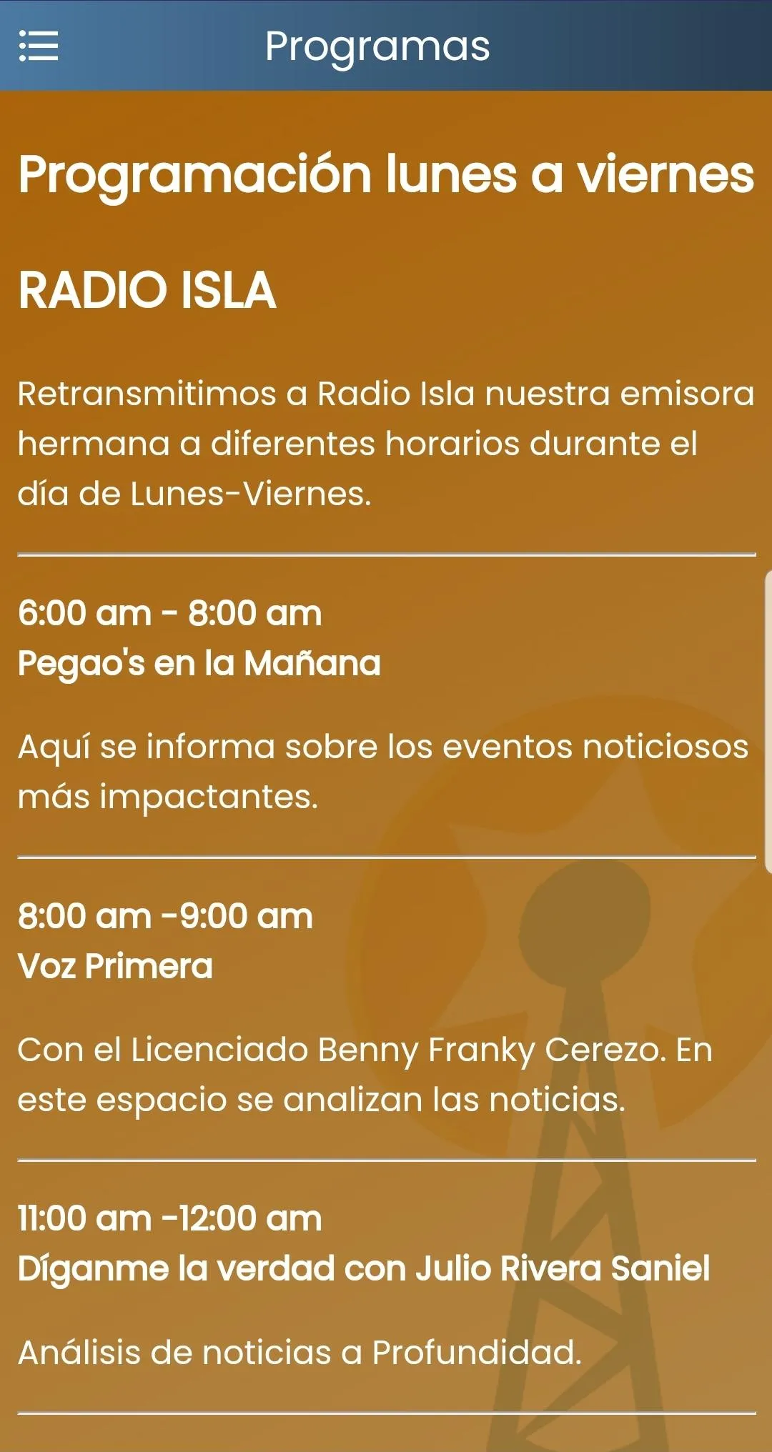 Radio Grito | Indus Appstore | Screenshot