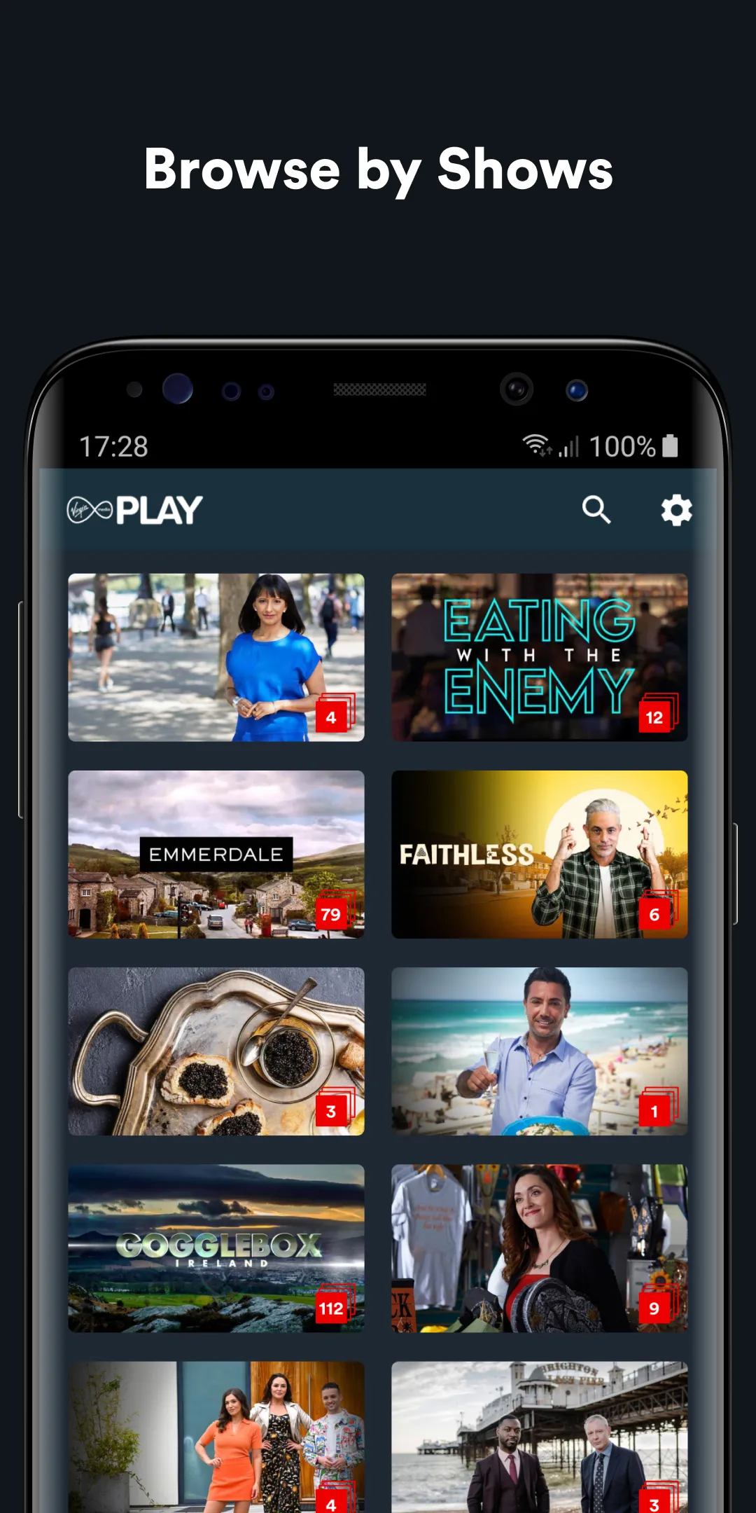 Virgin Media Play | Indus Appstore | Screenshot