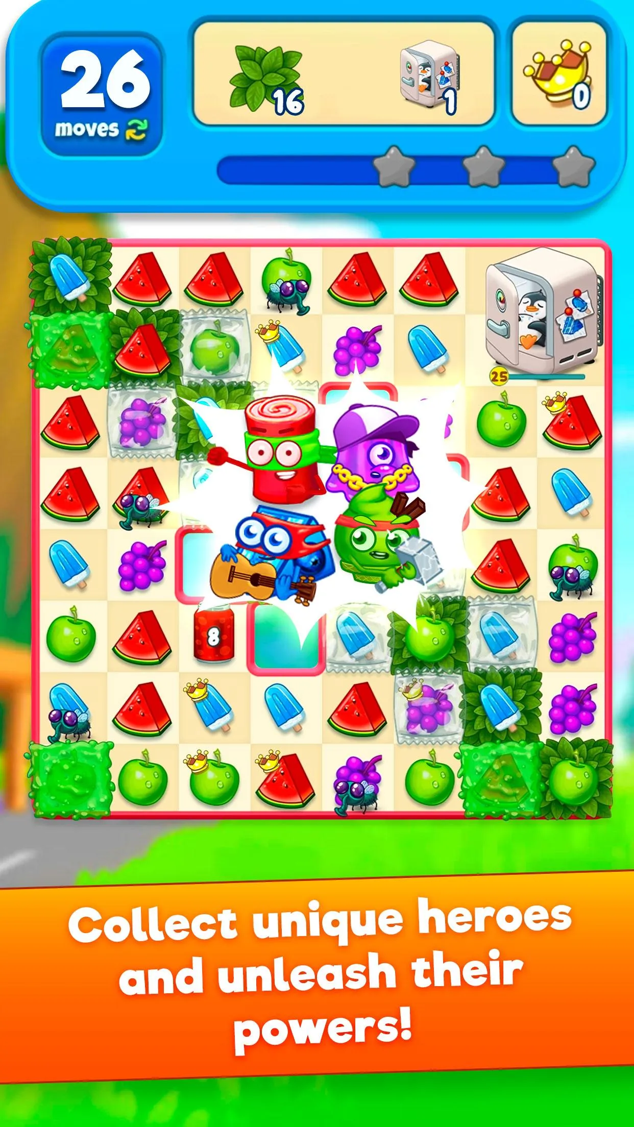 Sugar Heroes - match 3 game | Indus Appstore | Screenshot