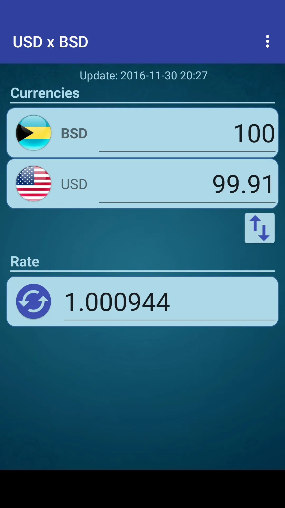 US Dollar to Bahamian Dollar | Indus Appstore | Screenshot