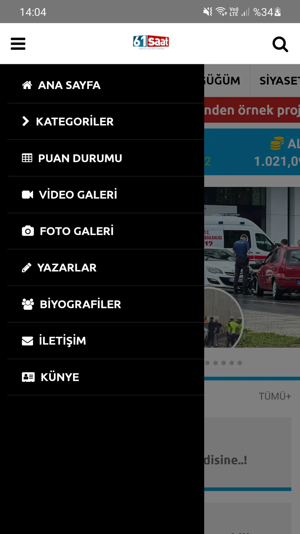 61saat - Trabzon Haber | Indus Appstore | Screenshot