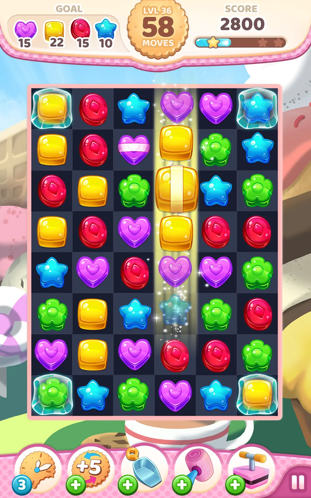 Cookie Rush Match 3 | Indus Appstore | Screenshot