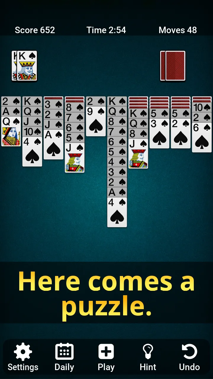 Spider Solitaire | Indus Appstore | Screenshot