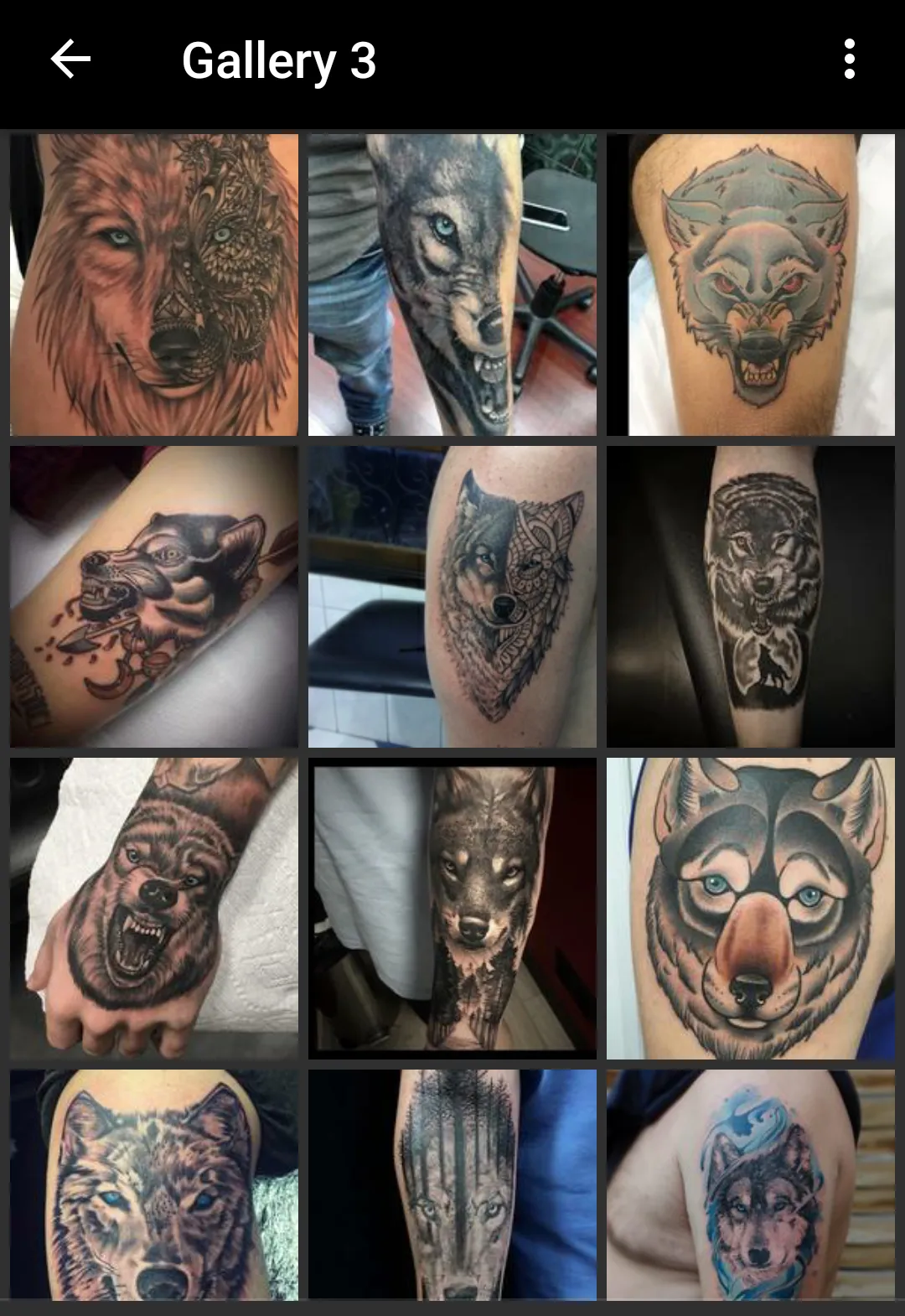 Wolf Tattoos | Indus Appstore | Screenshot