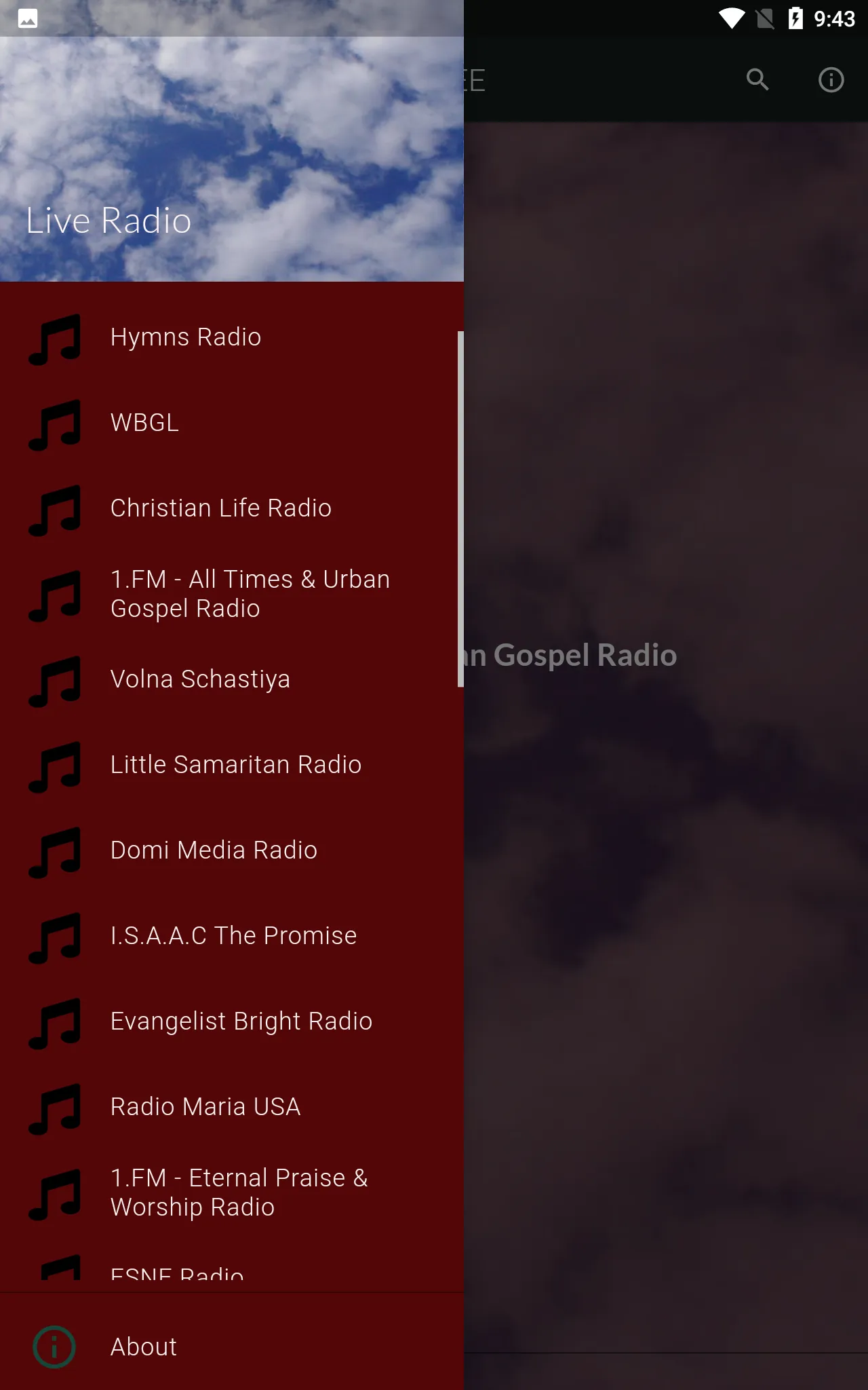 Christian Radio - Live Music | Indus Appstore | Screenshot