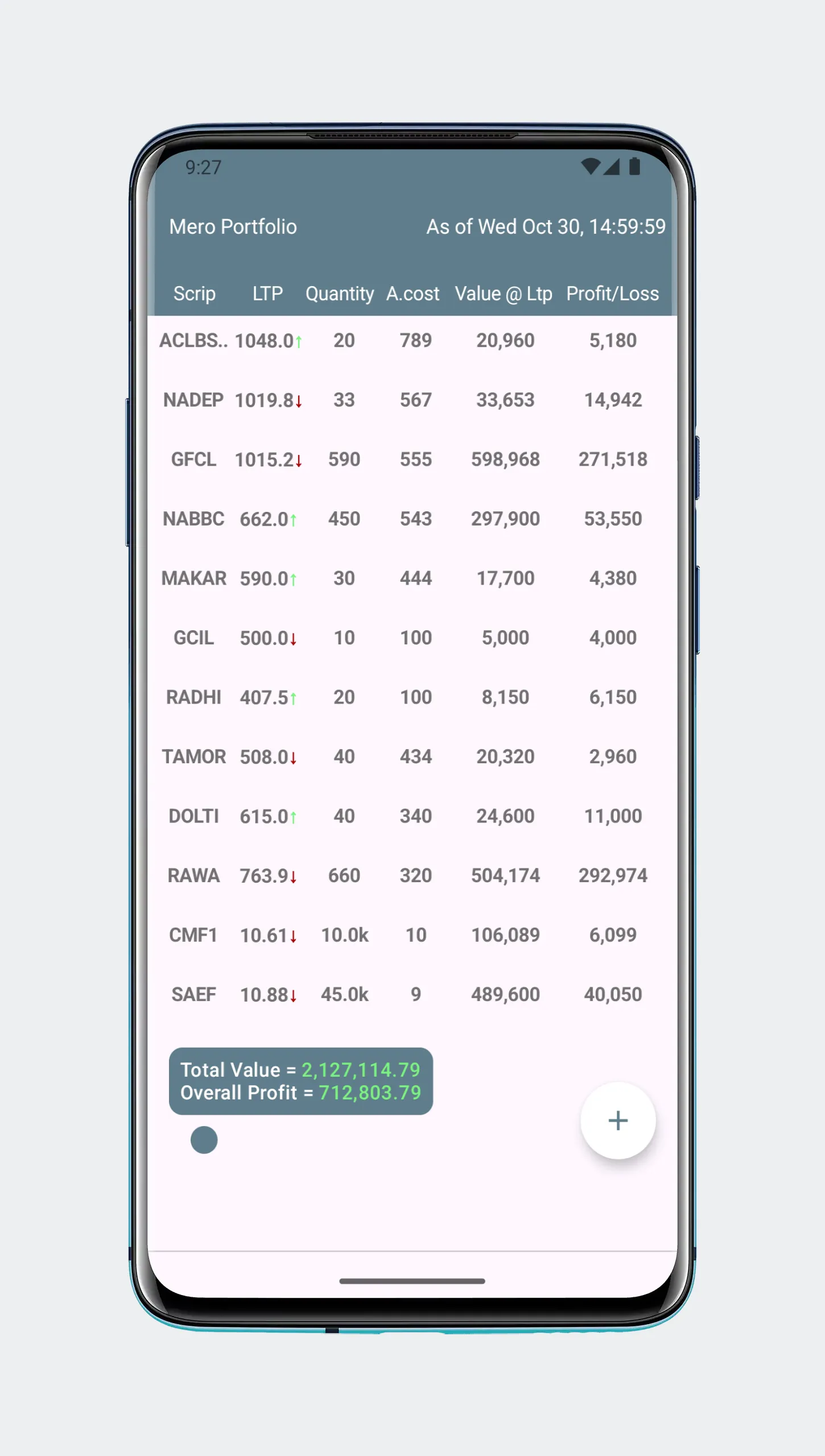 Mero Portfolio - Nepse Tracker | Indus Appstore | Screenshot