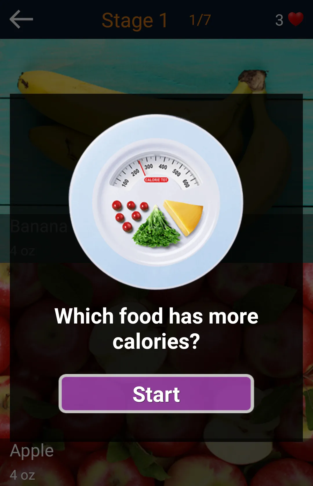 Calorie quiz: Food and drink | Indus Appstore | Screenshot