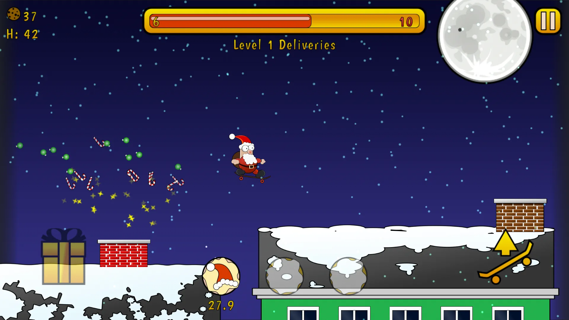 Santa Skate | Indus Appstore | Screenshot