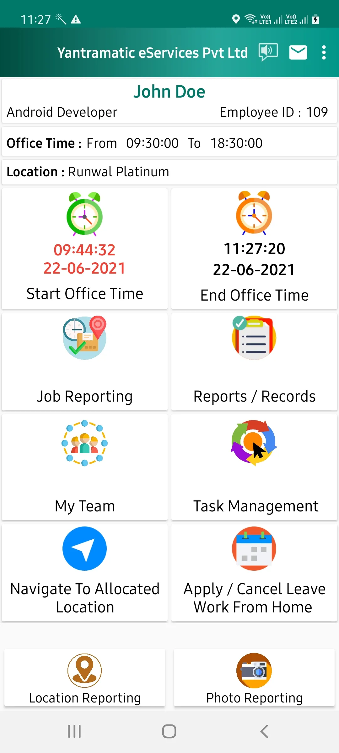 Mobi Attendance Staff App | Indus Appstore | Screenshot