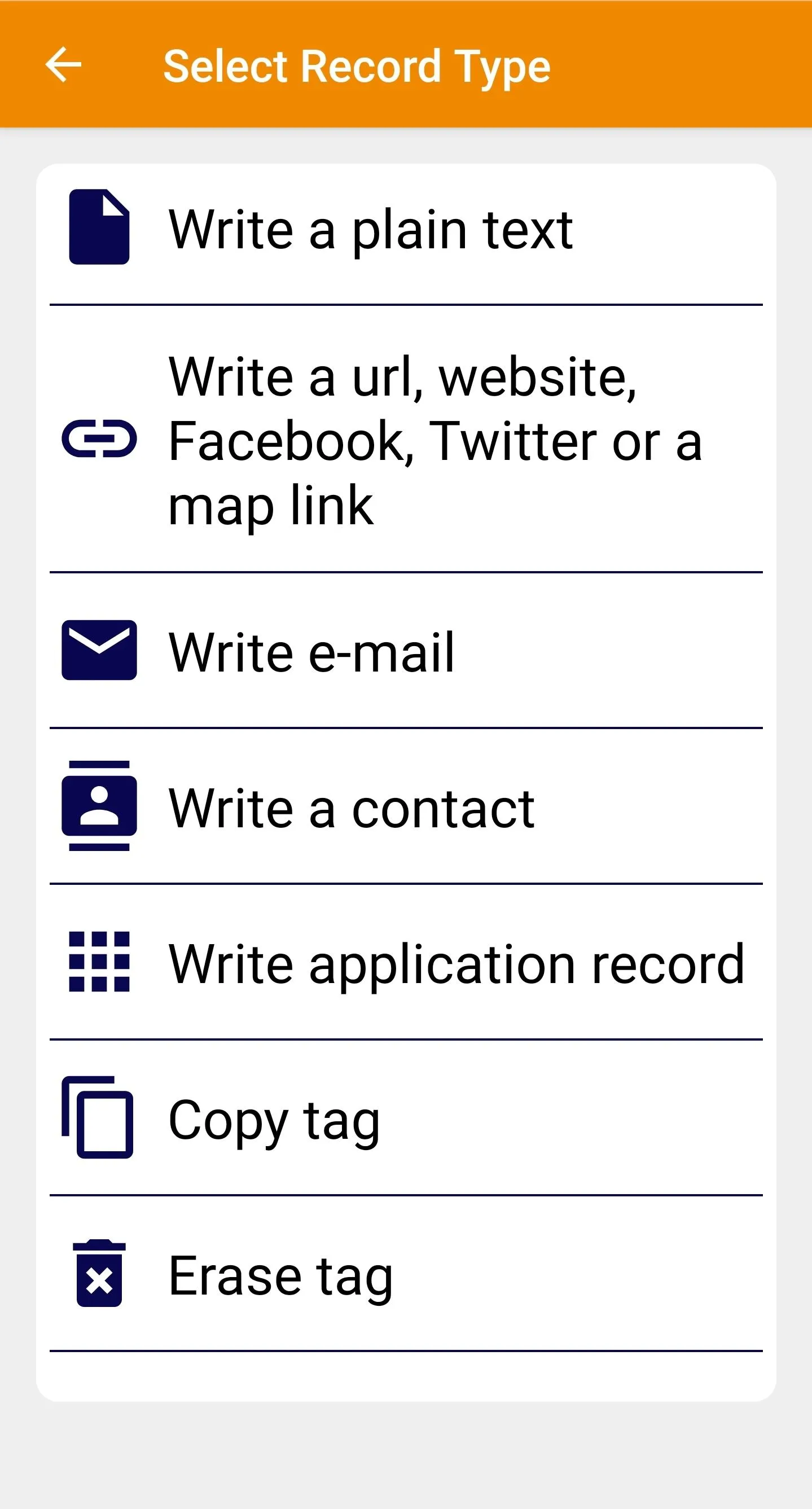 NFC RFID Reader Tools tag | Indus Appstore | Screenshot