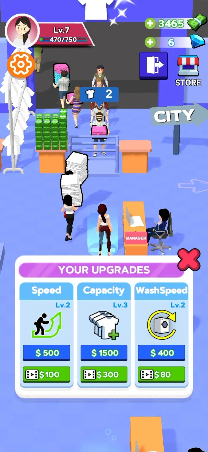 Laundry Tycoon - Business Sim | Indus Appstore | Screenshot