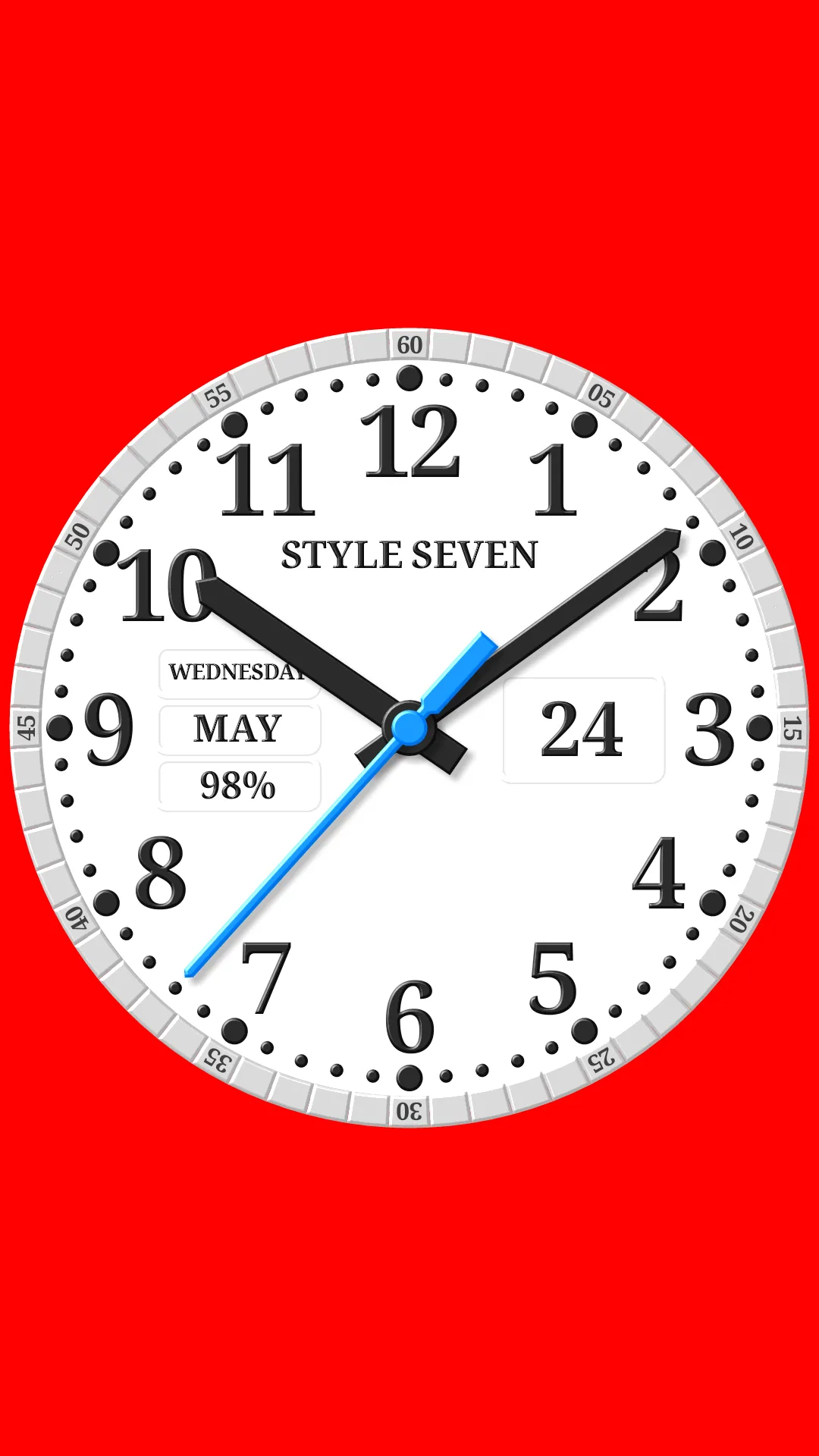 Analog Clock Constructor-7 | Indus Appstore | Screenshot