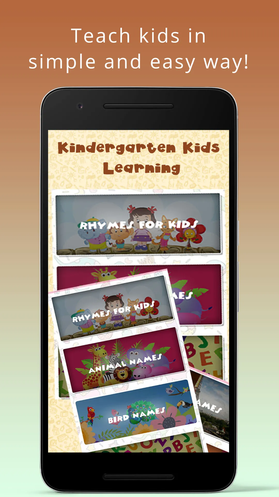 Kindergarten Kids Learning | Indus Appstore | Screenshot