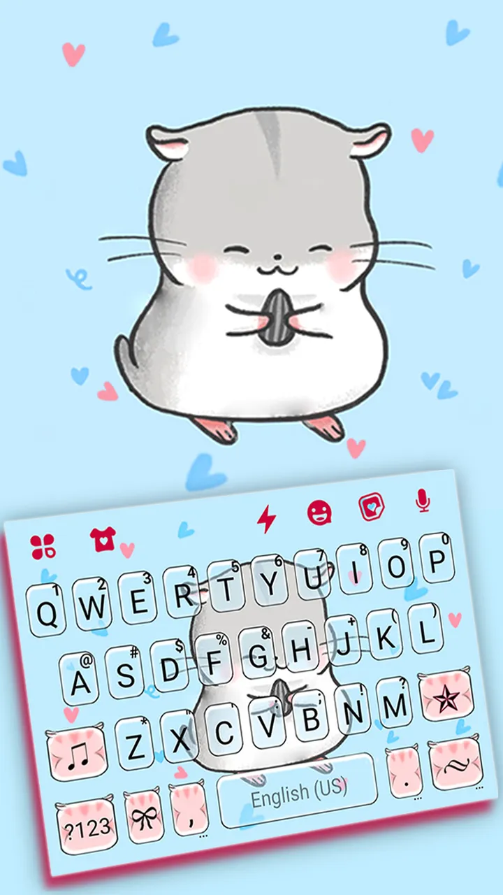 Cute Hamster Theme | Indus Appstore | Screenshot