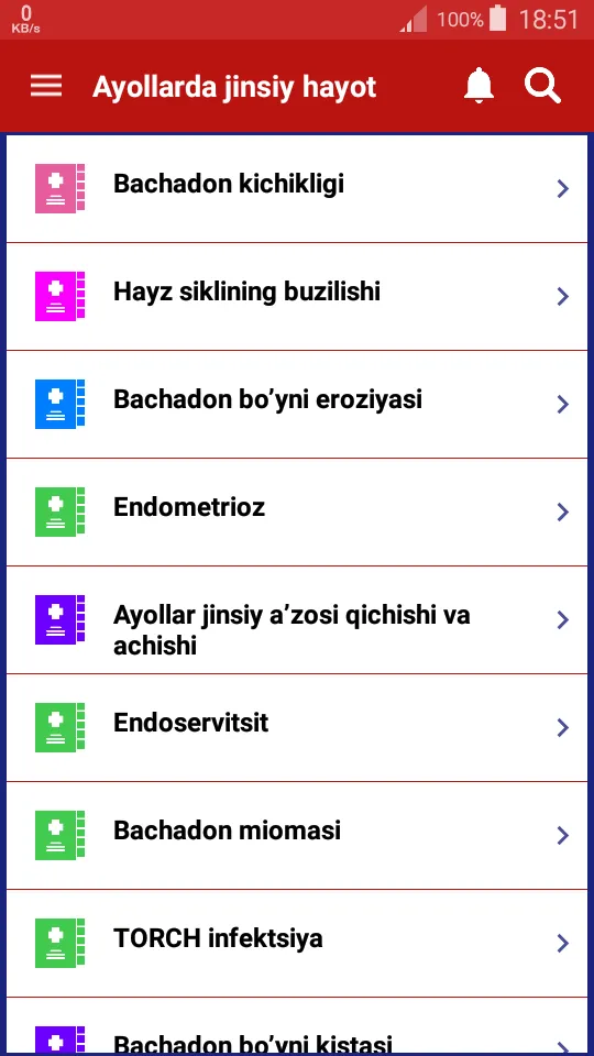 Ayollarda jinsiy hayot | Indus Appstore | Screenshot