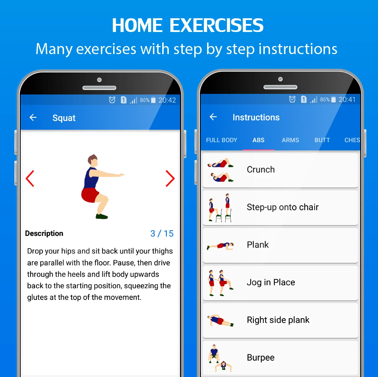 30 Day Home Workouts | Indus Appstore | Screenshot