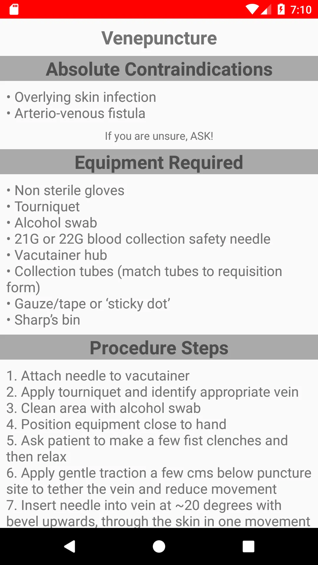 Clinical Skills | Indus Appstore | Screenshot