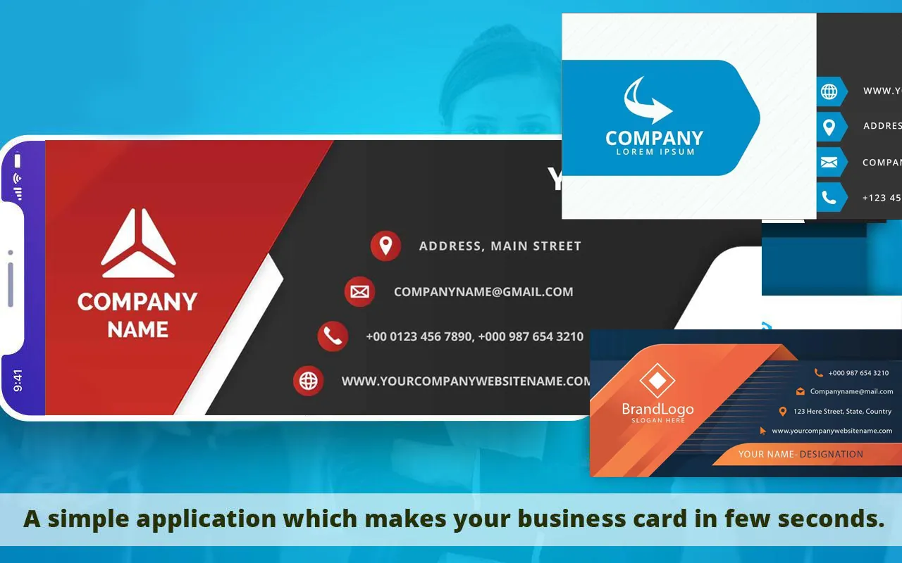 Digital Business Card Maker | Indus Appstore | Screenshot