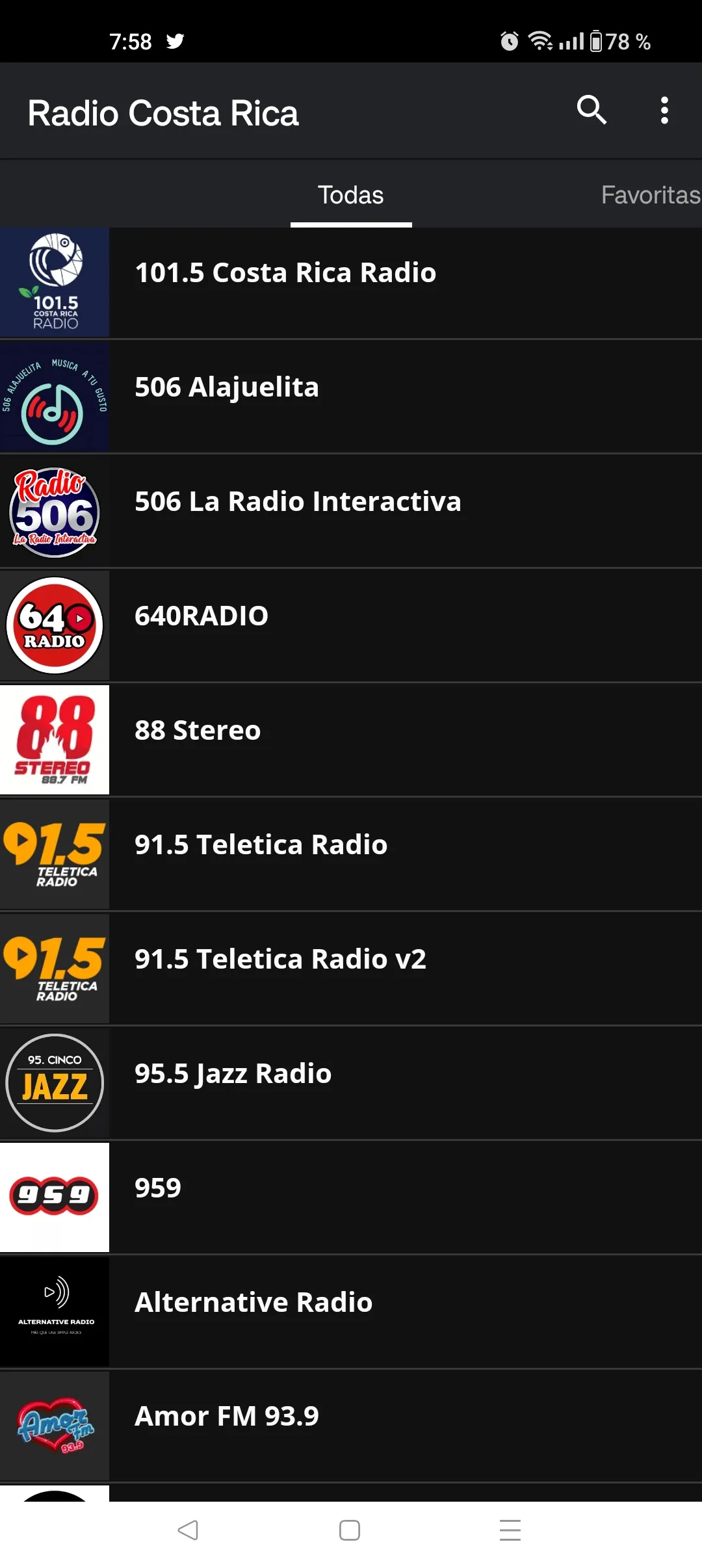 Radio Costa Rica HD | Indus Appstore | Screenshot