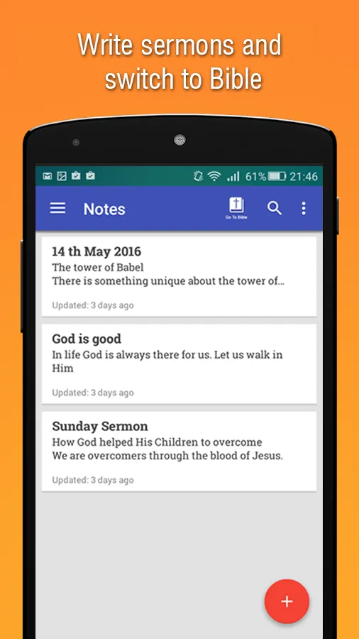 Offline Bible- Bible Notebook | Indus Appstore | Screenshot